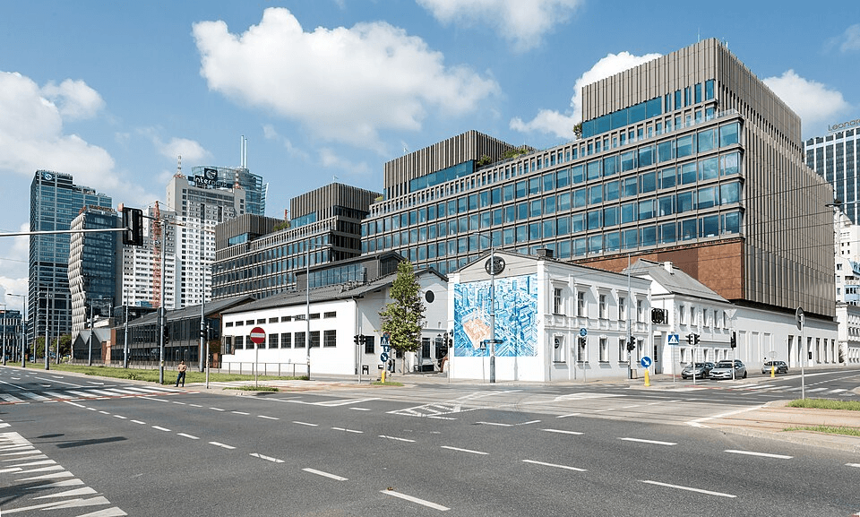 Fabryka Norblina complex at 51/53 Żelazna Street in Warsaw